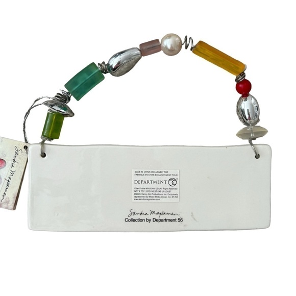 Dept 56 Grandmother plaque glazed sign - Picture 3 of 4